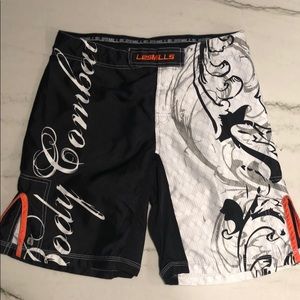 Authentic Les Mills Body Combat athletic shorts